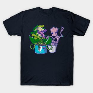 Audrey and Groot Love is Love T-Shirt